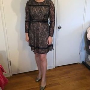 Rich Black Lace Dress/ Cocktail dress / Size 6